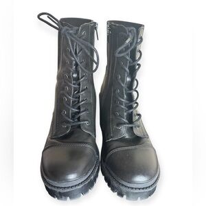Rock and Candy Combat Helia Lace-Up Women's Boots